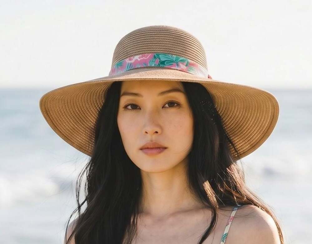 Lilly Pulitzer GWP Straw Hat Journey To The Jungle